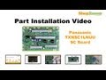Panasonic TXNSC1LNUU Y Sustain SC Boards Replacement Guide for Panasonic Plasma TV Repair