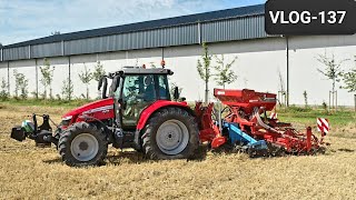 FARMVLOG #137 sowing green manure, grain yield