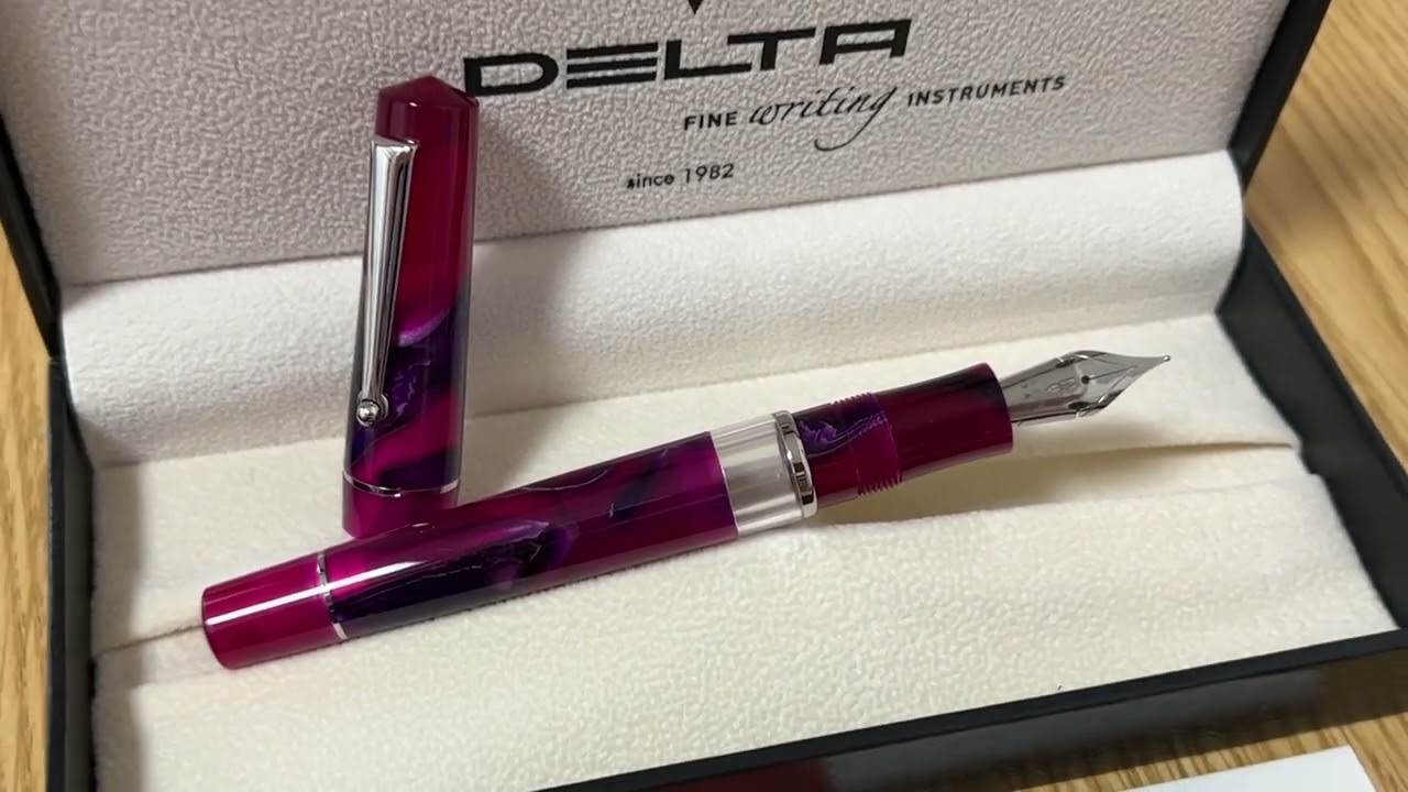 デルタ 万年筆 デューン ミラージュ パラジウムトリム ステンレス