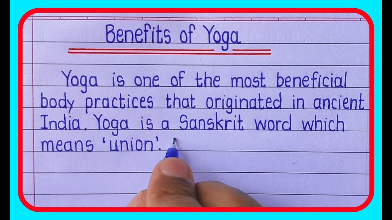 advantages of yoga essay