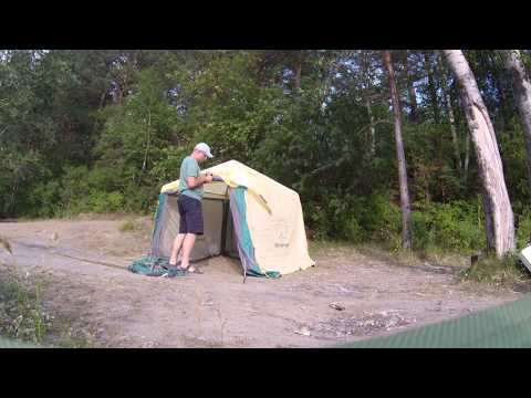 Шатер палатка Greenell Veranda (зеленая) - Сборка около 10 минут