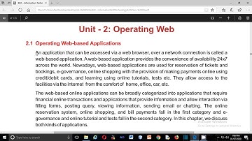Unit-2 Operating web | Online Reservation Systems | code - 802  | Amit Choudhary