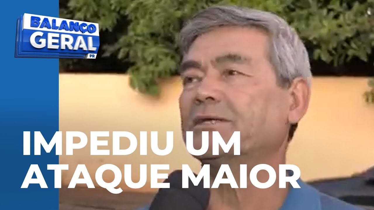 Balanço Geral conversa com homem que impediu atirador de continuar ataque a escola de Cambé