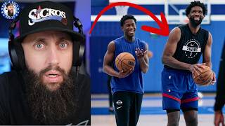 Joel Embiid Is SLIM-BIID Again!? 👀 & Sixers Fans Fall For A New Ben Simmons Report..