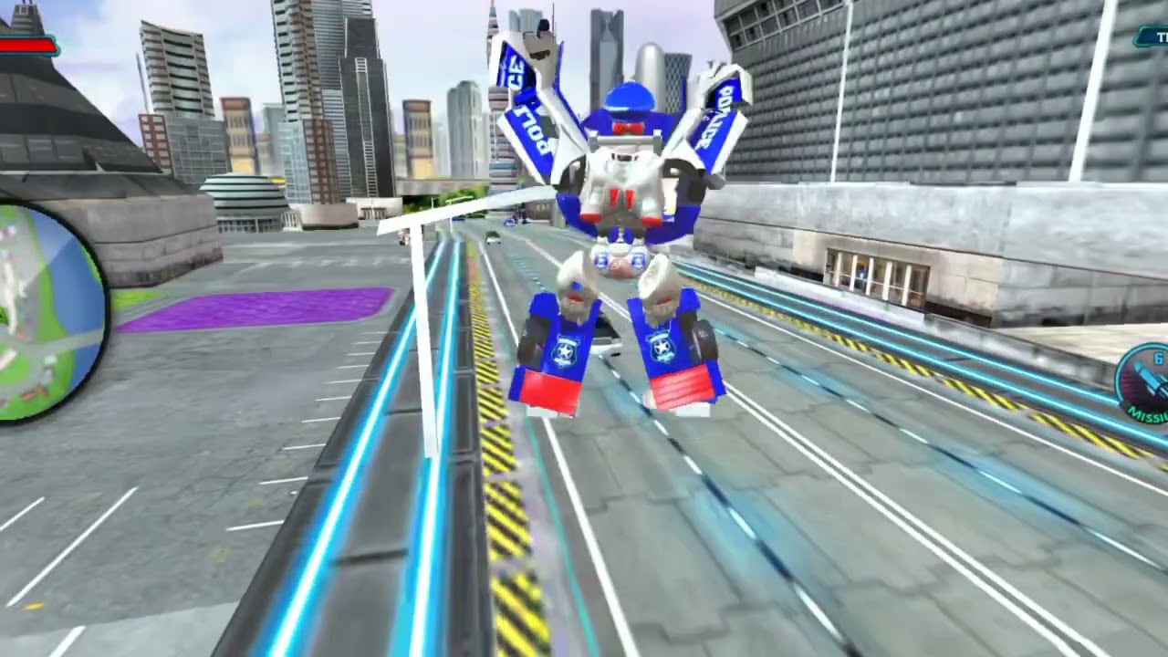 |US POLICE ROBOT CAR REVENGE GAME GAMEPLAY|