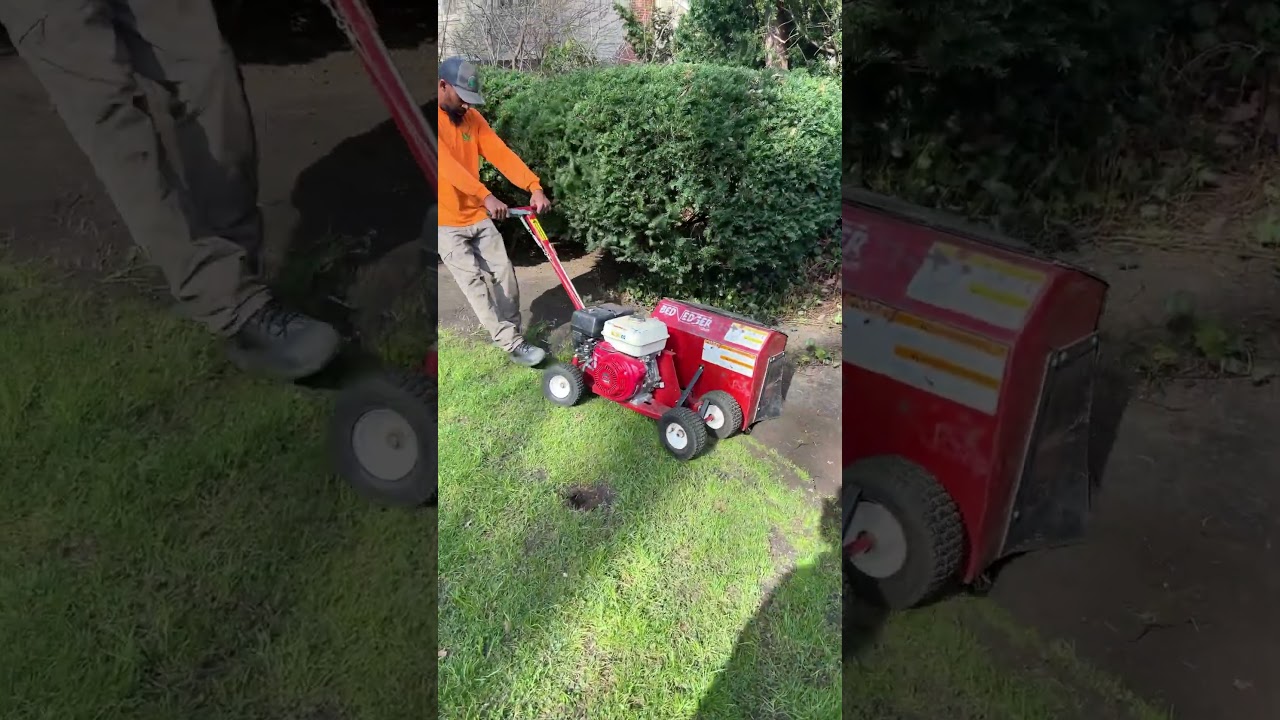 Brown bed edger in action! WAVEGANG