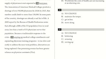 Practice Test 6   Writing   Problem 25