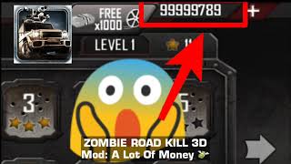 Zombie Road Kill 3D (Modded) screenshot 4