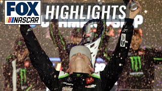 Ty Gibbs holds off Noah Gragson to win the 2022 Xfinity Championship | NASCAR ON FOX HIGHLIGHTS