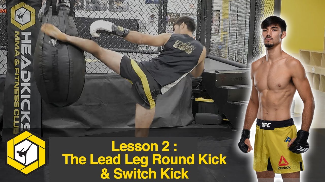 Lesson 2 The Lead Leg Round Kick & Switch Kick YouTube