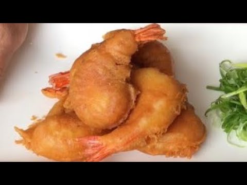 Secret Revealed! Super Crispy Chinese Prawn Fritters  Crispy Shrimp Ball Recipe  Phoenix Tail