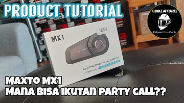 Tutorial Pairing Maxto MX1 dengan Maxto M2 | Bisa ikut party call? #maxtomx1 #maxtom2 #intercommurah