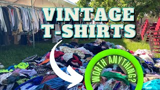 GARAGE SALE HUNTING FOR VINTAGE CLOTHES!!