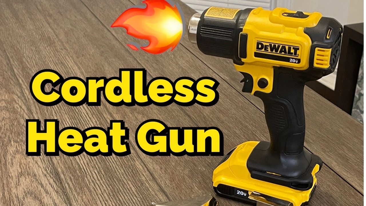 All New Dewalt Cordless Heat Gun REVIEW! #heatgun #dewalt 