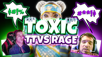Toxic TTVS Rage Reaction ,Crying About My AIM ASSIST!  (Apex Legends)