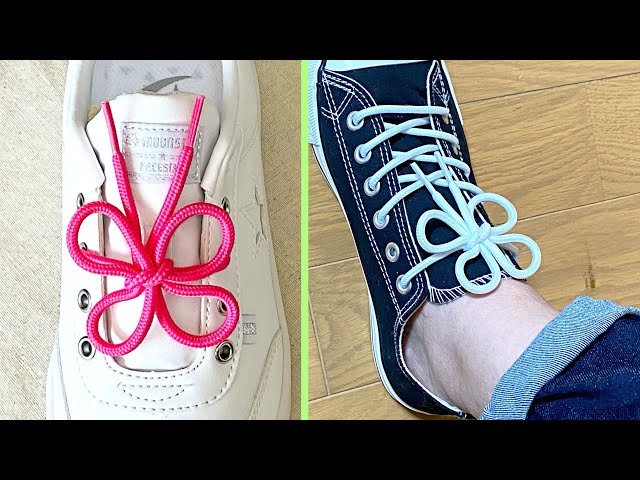 How to tie a cute shoe lace like a butterfly. It can also be used
