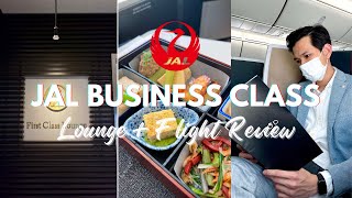 Fell into FOOD COMA in Japan Airlines Business Class!