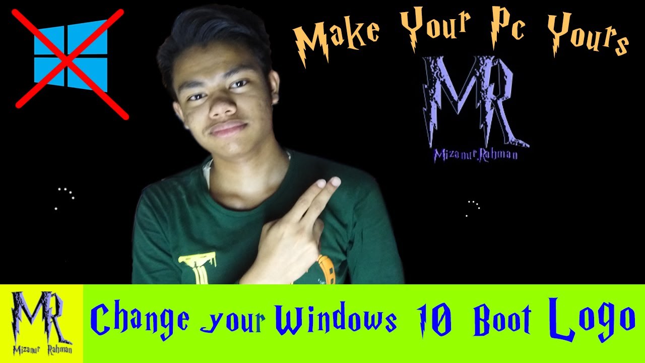 how to change windows 10 boot logo