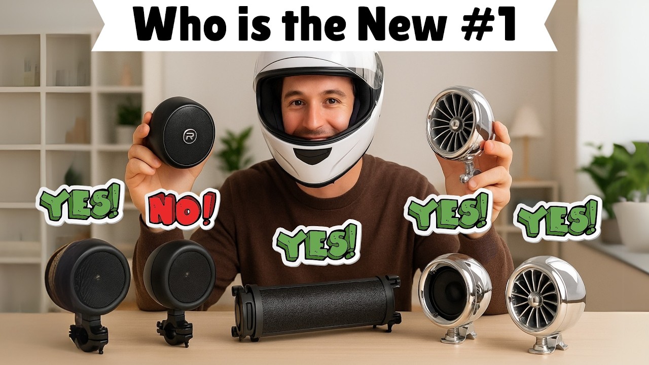 ✅5 лучших Bluetooth-колонок для мотоциклов 2025 года — созданы для дороги!