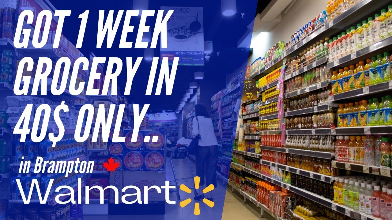 Grocery in 40$ only 🤭 for one week.|| cheapest price in canada 🇨🇦