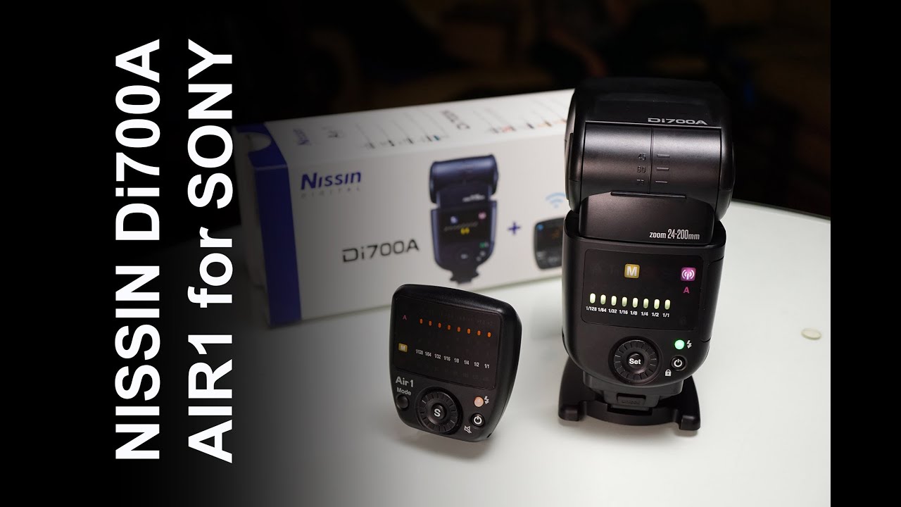 Nissin Di700a Air1 Flash KIT for Sony Cameras Review - Tutorial