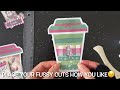 Hidden Note Coffee Cup Christmas Tutorial