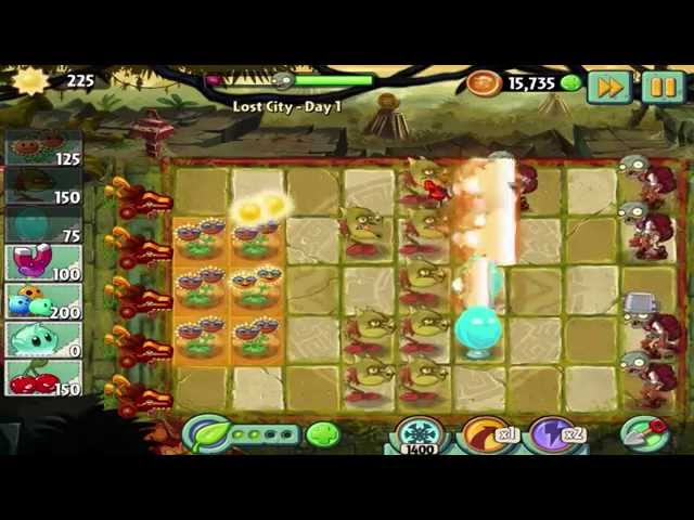 Plants vs. Zombies 2: Lost City Part 1 - jethropaler