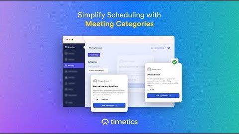 How to Create Multiple Meeting Categories on Timetics Appointment and Booking Solution | Tutorial