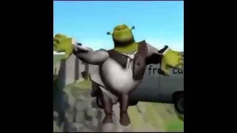 Shrek dancing to android alarm for 6 seconds