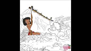 Happy Color - Jungle Book 2: Shanti's Brother See How Mowgli Defeat Shere Khan From The Shadow