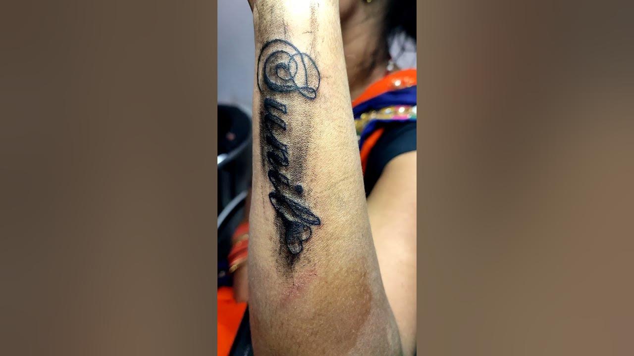 new-sunil-tattoo-name-design-artist-by-somya-youtube