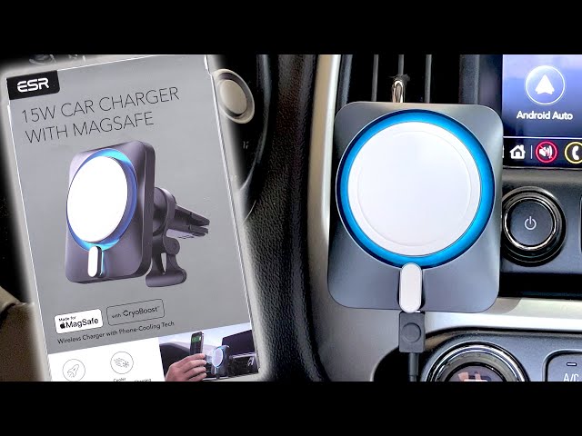 The BEST Magsafe Wireless Car Charger - ESR 15W MagSafe Car