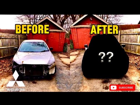 FIXING MY WRECKED CAR: MITSUBISHI LANCER | Ep2