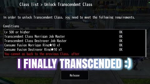 Avabel L3GACYxKARMA TRANSCENDENT CLASS ( FINALLY!!!! )