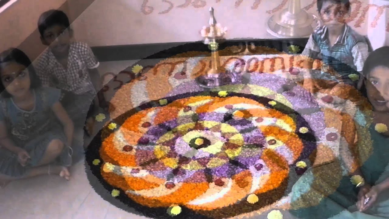 FLOWER DECORATION COMPETITION CONDUCTED ON THE ONAM DAY IN AUGUST 2012 YouTube