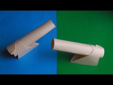 Как сделать из бумаги пушку оригами