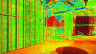 TI-7 3D Laser Scan with the colors returned from the scanner as visible