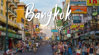 Khaosan Road - night street of entertainment and bars in Bangkok | Thailand