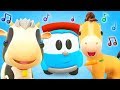 Cante com Léo o caminhão! Canções de carros: Old MacDonald. Animação infantil.