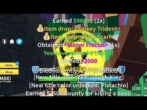 I have killed dough King 11 TIMES and haven't gotten the mirror fractal  I've gotten the trident and scarf but no fractal I've only killed him from  a hacker spawning I don't