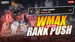 Road To Top 500 Wmaxgaming Live - Bgmi