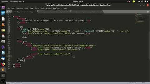 PHP - Fonctionnement des formulaires