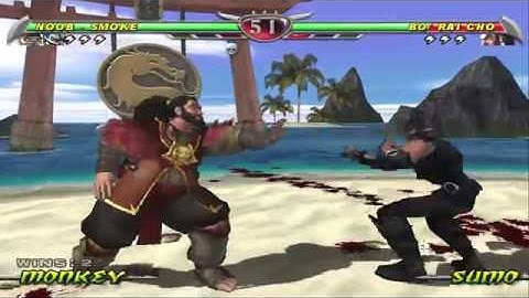 Mortal Kombat Deception - Noob-Smoke Arcade Playthrough