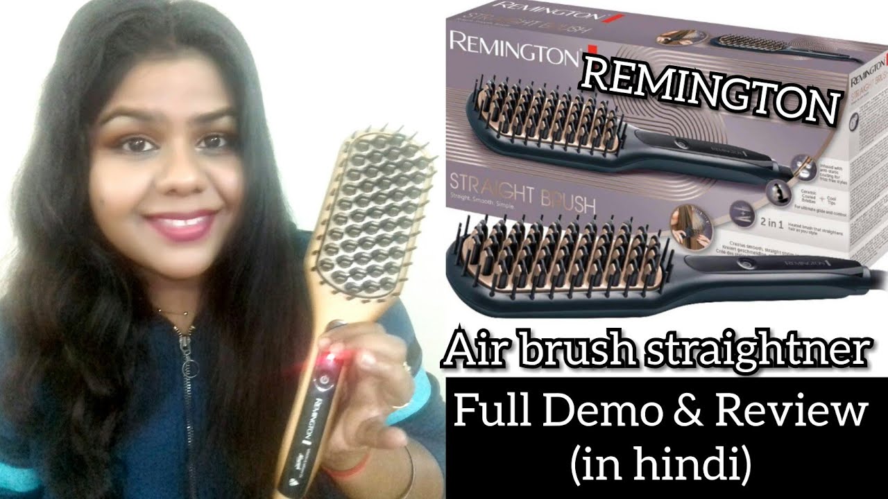 hairslookshairstyles How to use airbrush straightner full review (in hindi) YouTube