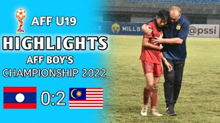 ไฮไลท์ทีมชาติลาว U19 สู้สุดความสามารถแล้วในรอบ Final ชิงแช้มอาเซียน พบ มาเลเซีย | AFF U19 2022