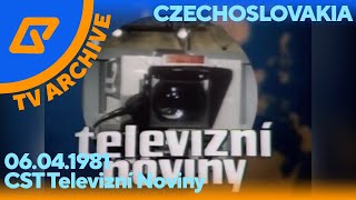 TV Archive | Czechoslovakia: ČST Televizní Noviny - 1981
