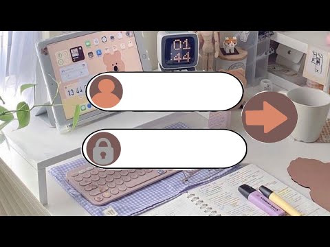 Cute computer login intro template *no text* *free to use* no copyright