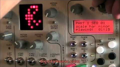 Kilpatrick Audio K2579 Step Sequencer Scales