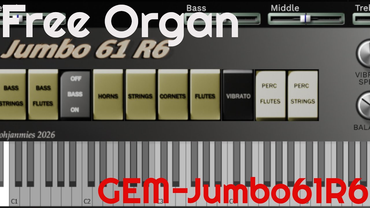 Free Organ - GEM-Jumbo61R6 by pohjan (No Talking)