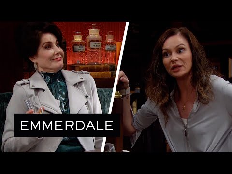 Emmerdale - Chas Becomes Suspicious Of Faith and Moira